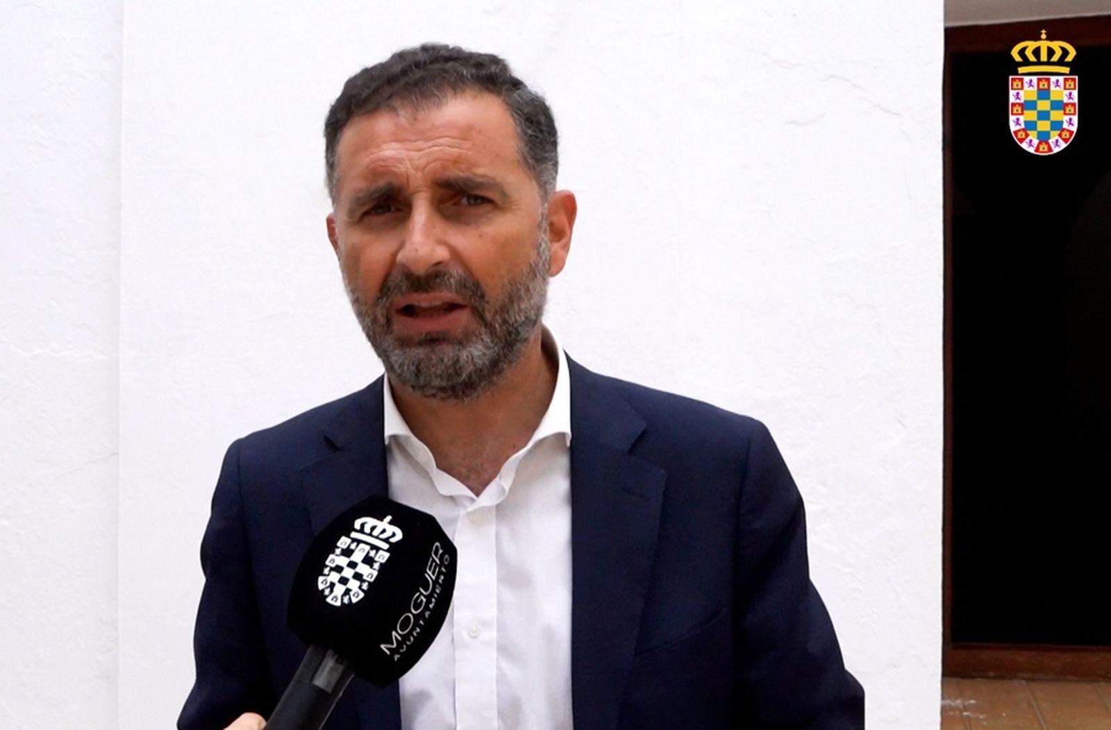 Gustavo Cuéllar, alcalde de Moguer.