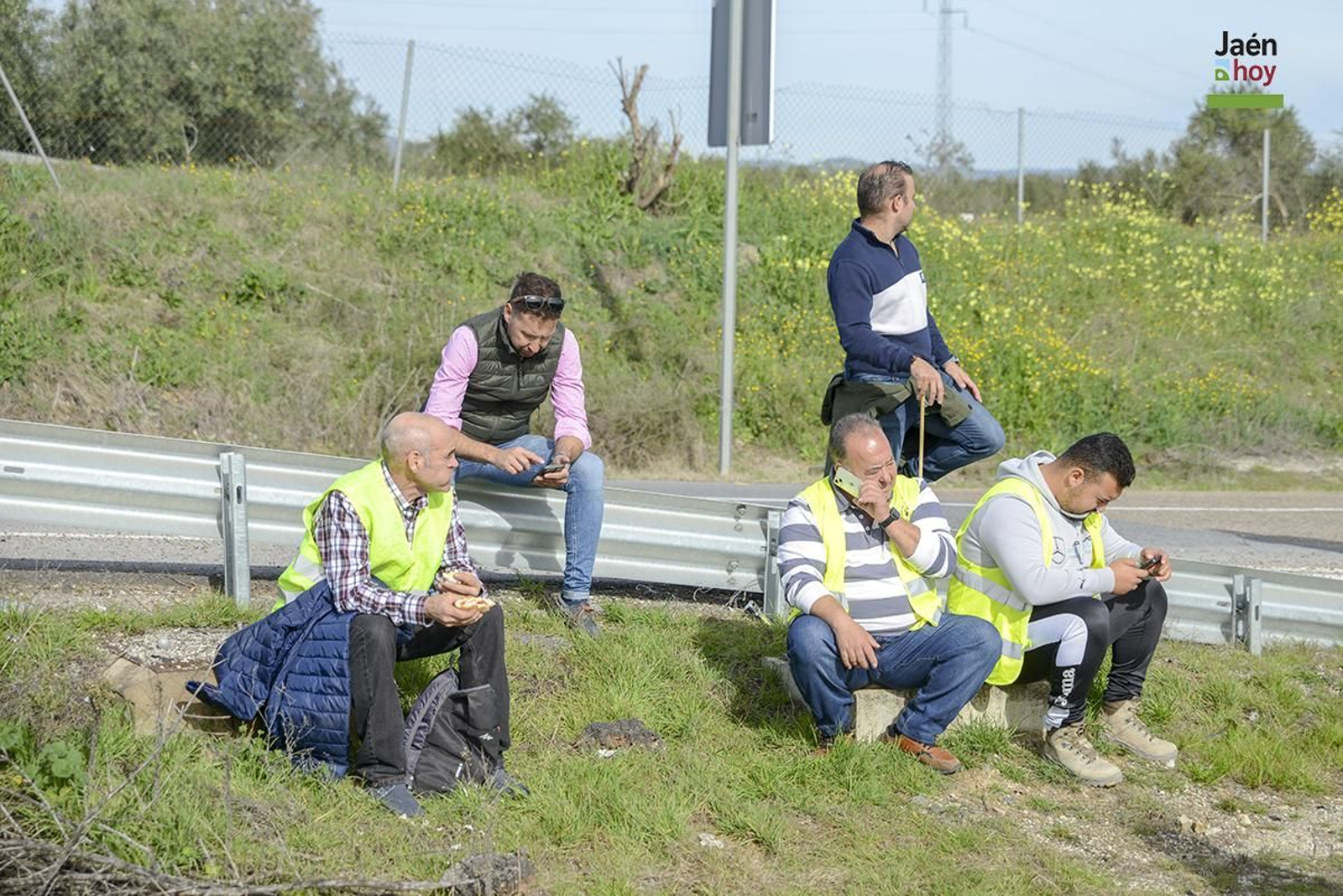 El campo protesta en Jaén por las medidas de la PAC.