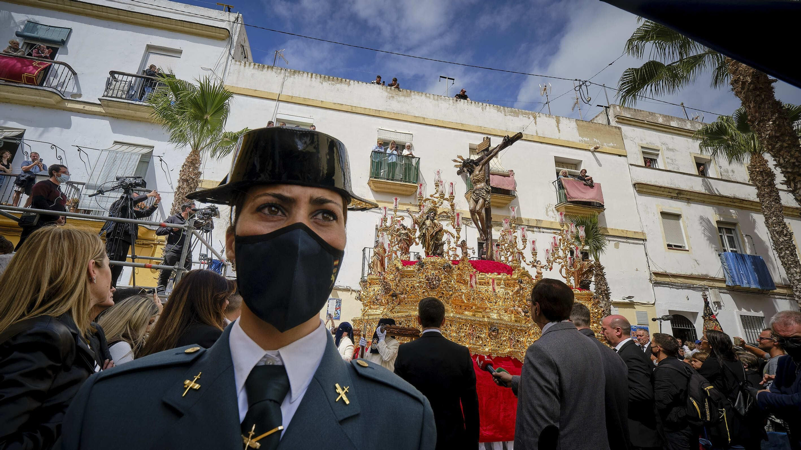 Cofradía de La Palma en la Semana Santa de Cádiz 2022