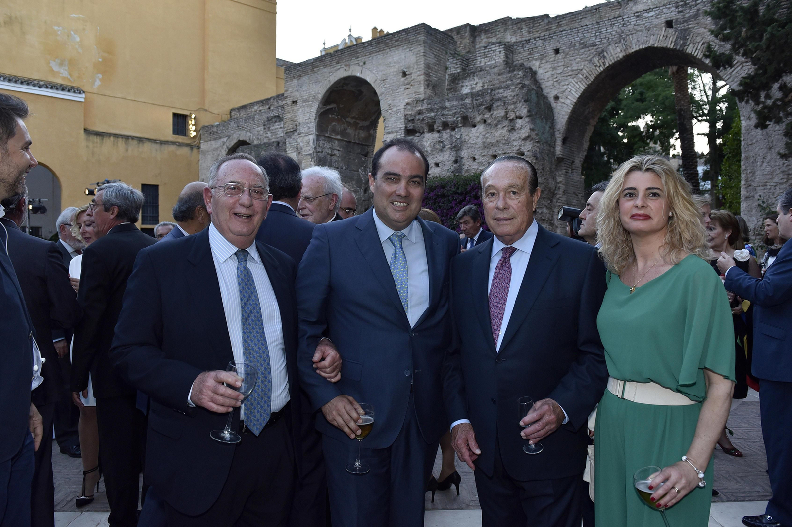 José Luis García Ruiz, David Fernández Mejías, Curro Romero e Inmaculada Malvido.