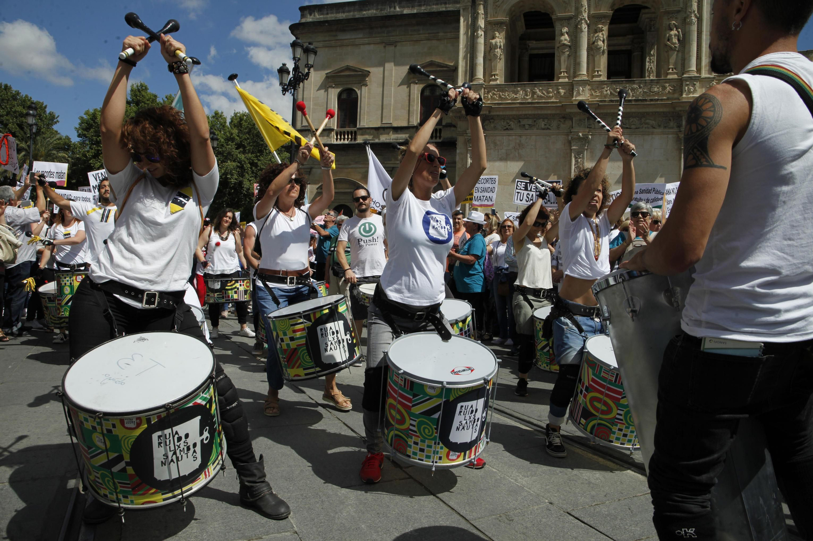 La manifestación contra los recortes en la Sanidad pública
