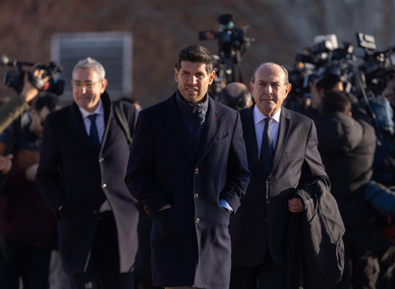 Las fotos del día de la declaración de Rubiales en el juicio
