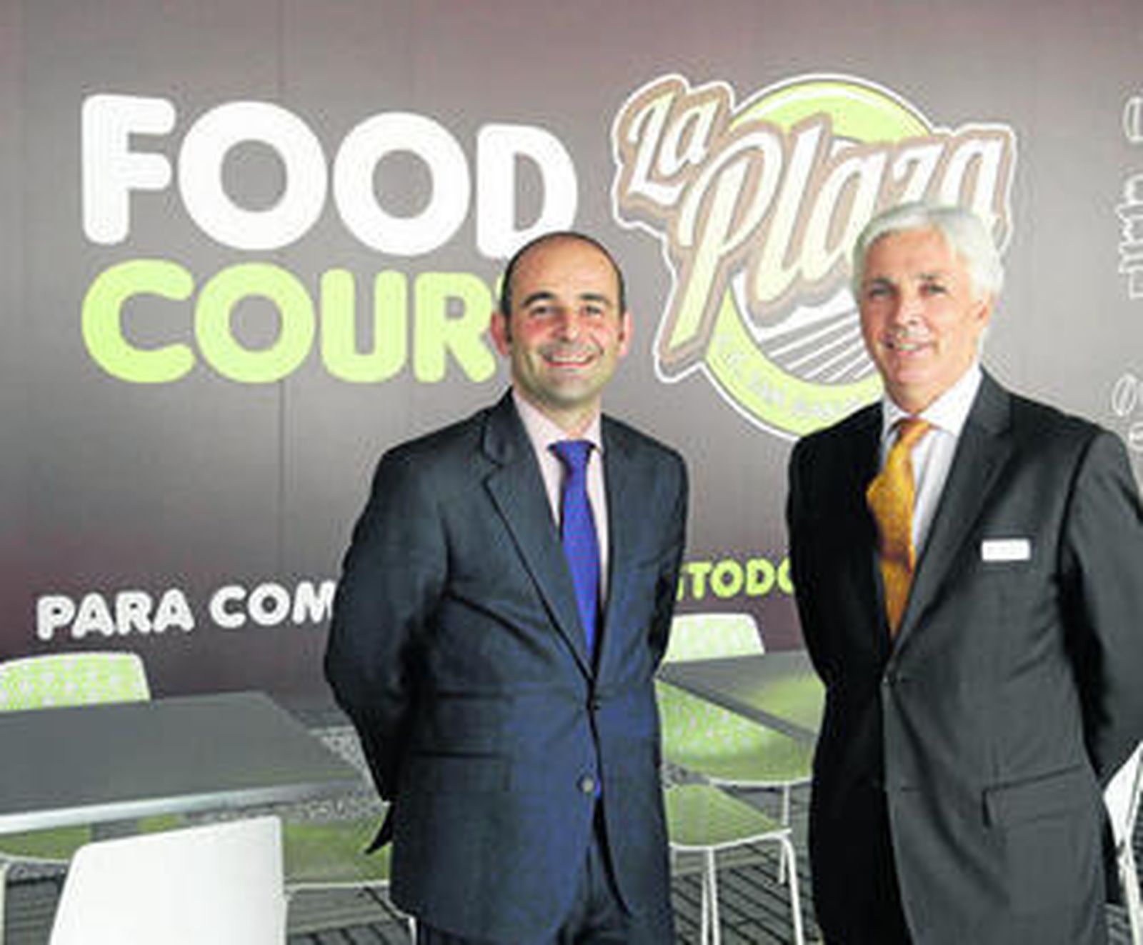 Guillermo Arcenegui, director de Hostelería de El Corte Inglés, y Antonio Morillo, director de El Corte Inglés de San Juan.