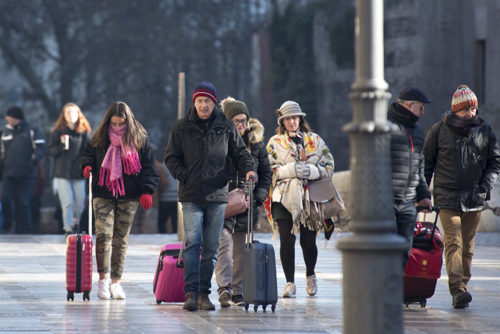 Las imágenes del duro invierno en Granada