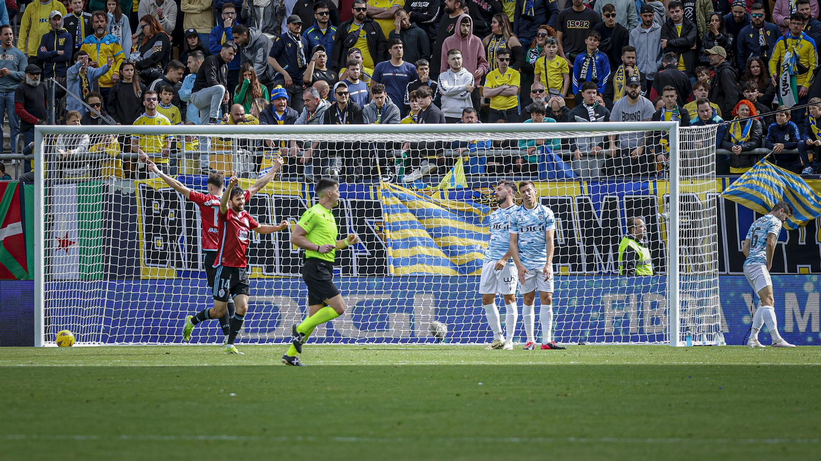 Partido de fútbol Cádiz CF - RC Celta.