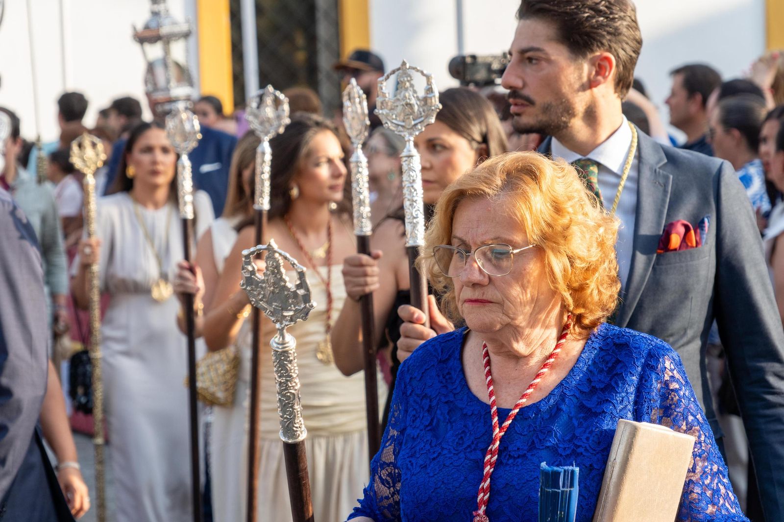 Imágenes del Rosario Jubilar rociero celebrado por las 25 hermandades filiales de la Matriz de Almonte en La Merced