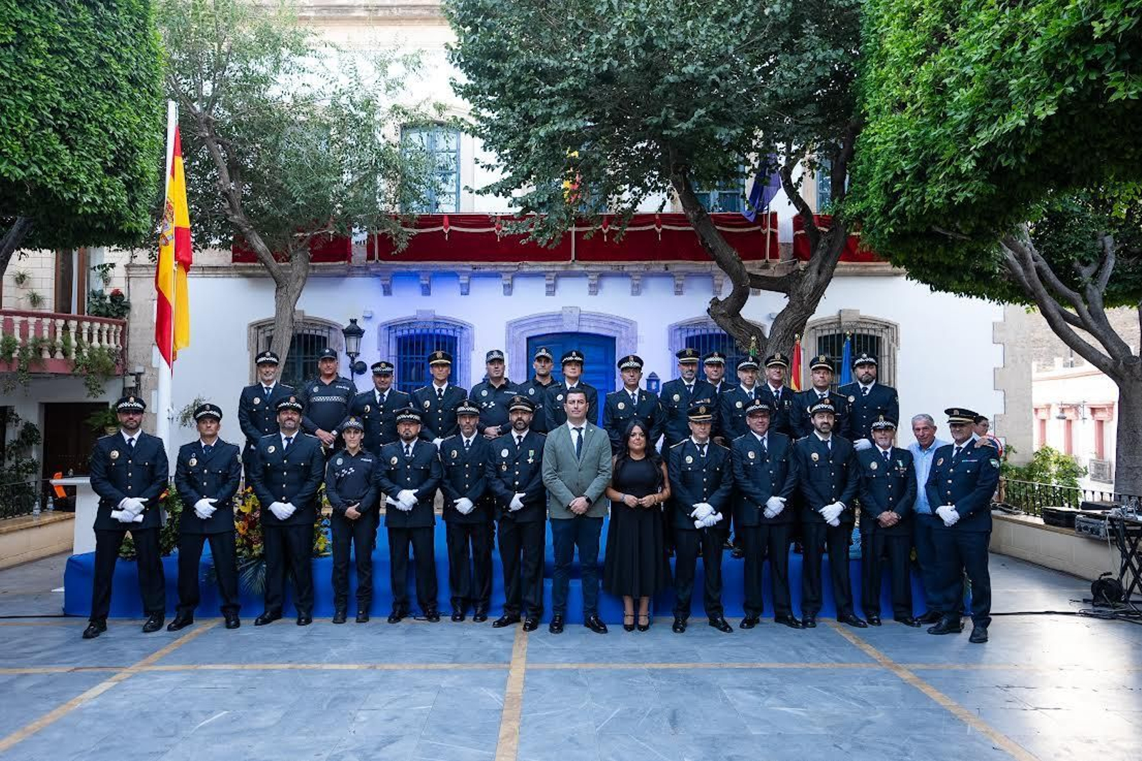 La concejala de Seguridad, Mónica Morales,  agradeció "la encomiable labor de la Policia Local, porque no todo el mundo vale para esto"