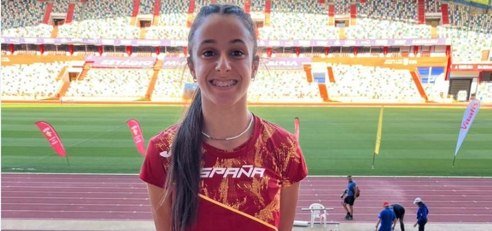 La atleta algecireña Marina Delgado La atleta algecireña Marina Delgado