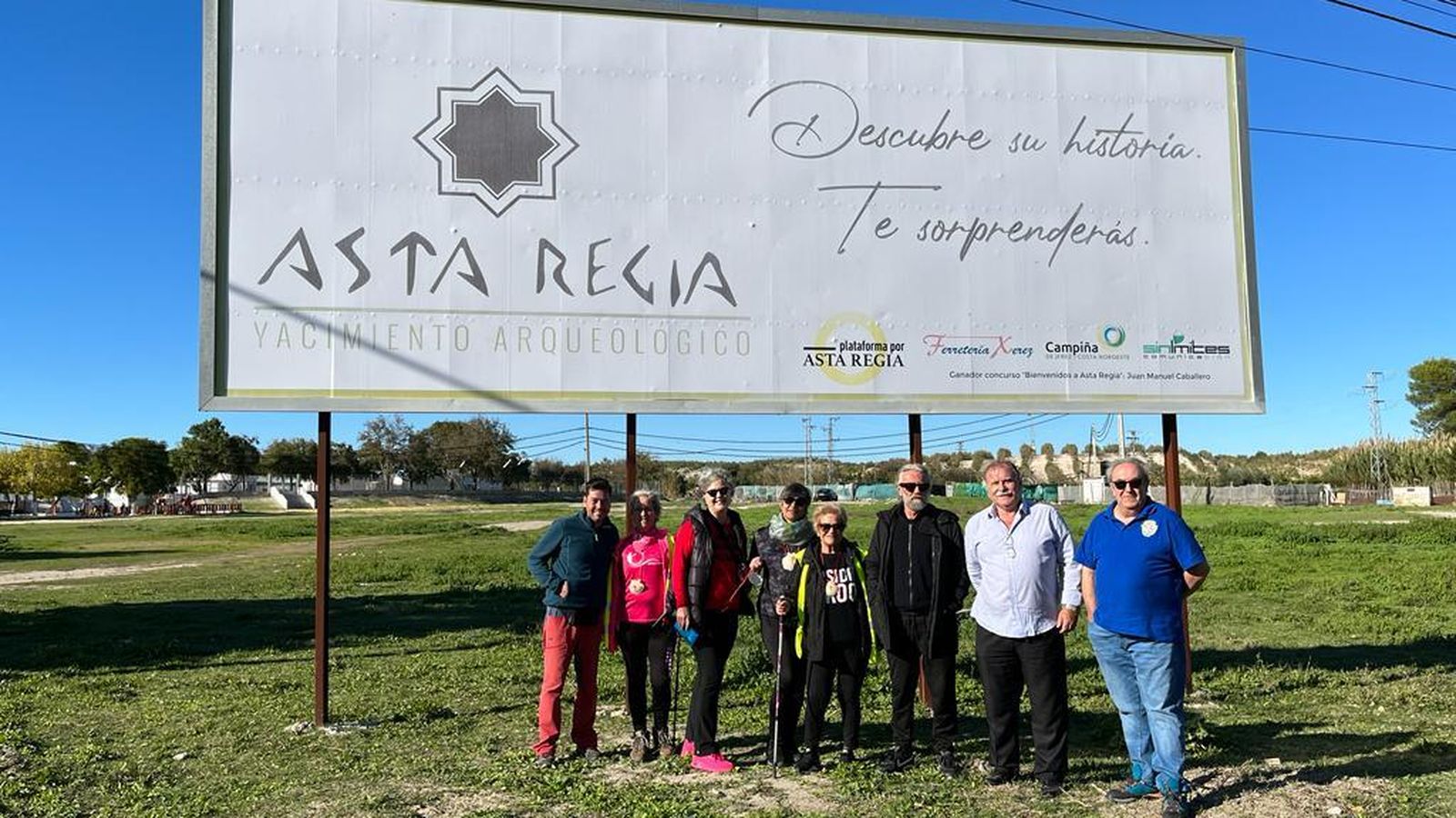 A la llegada a Mesas de Asta.