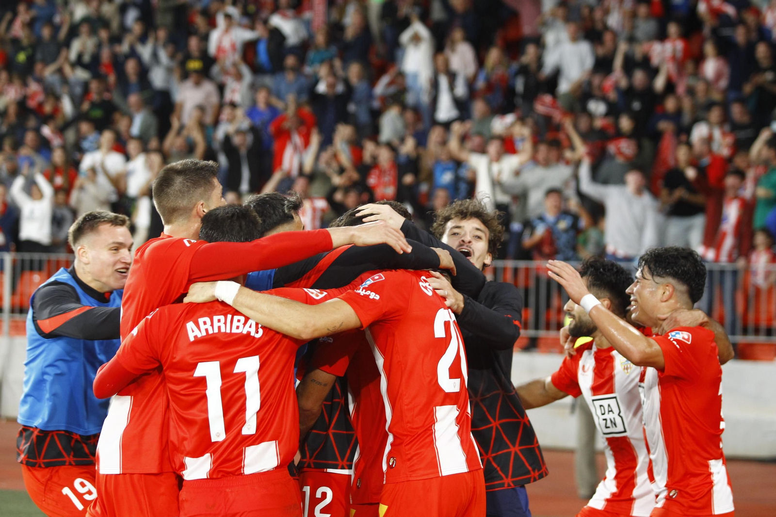 Las mejores imágenes del U.D. Almería-Granada C.F