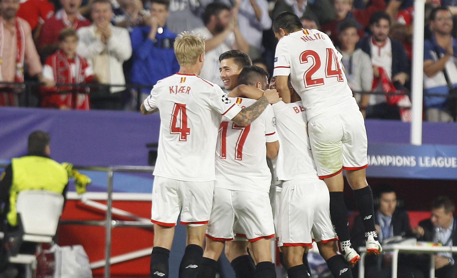 Las imágenes del Sevilla-Spartak