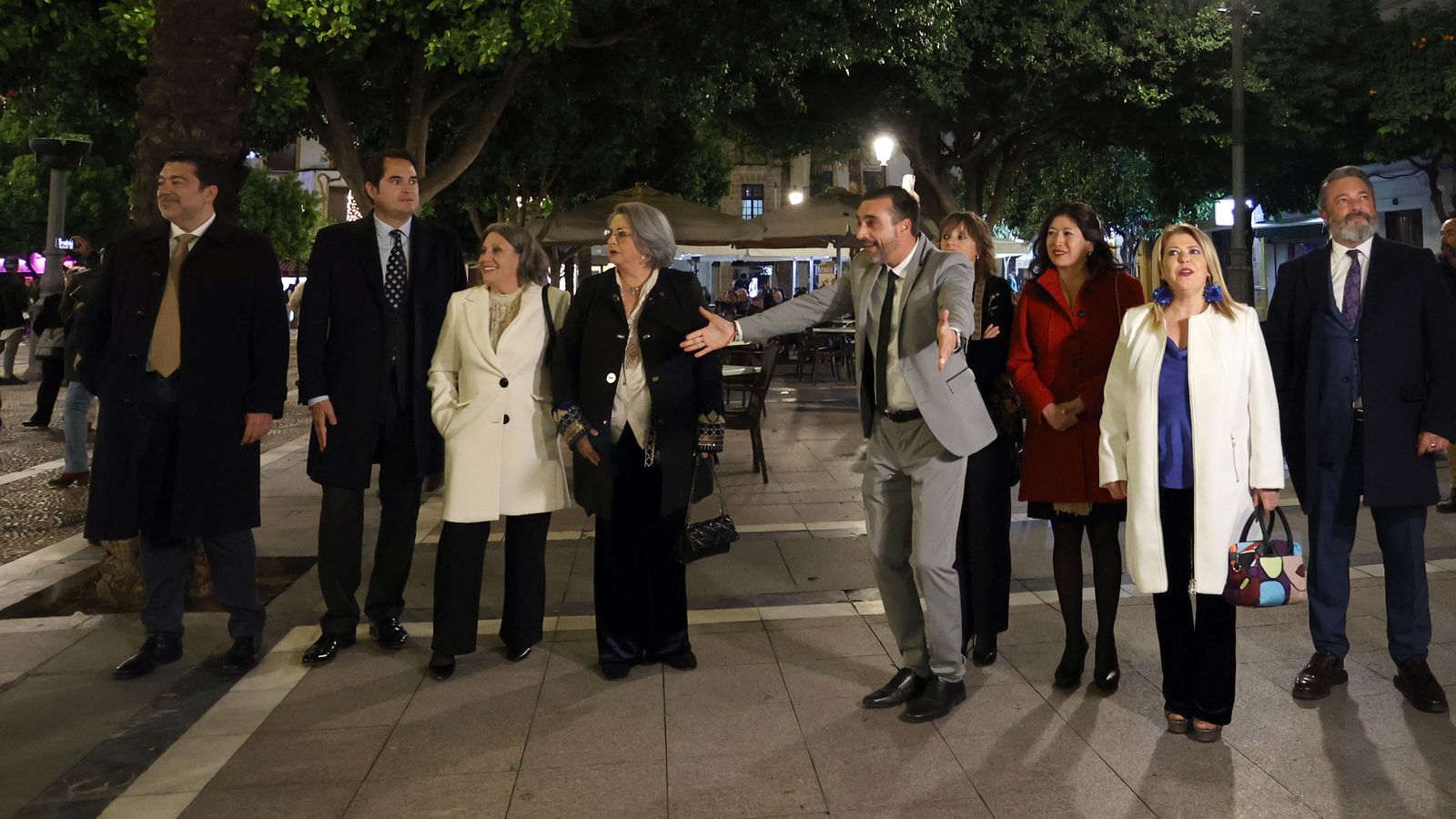 Inauguración del alumbrado de Navidad en Jerez