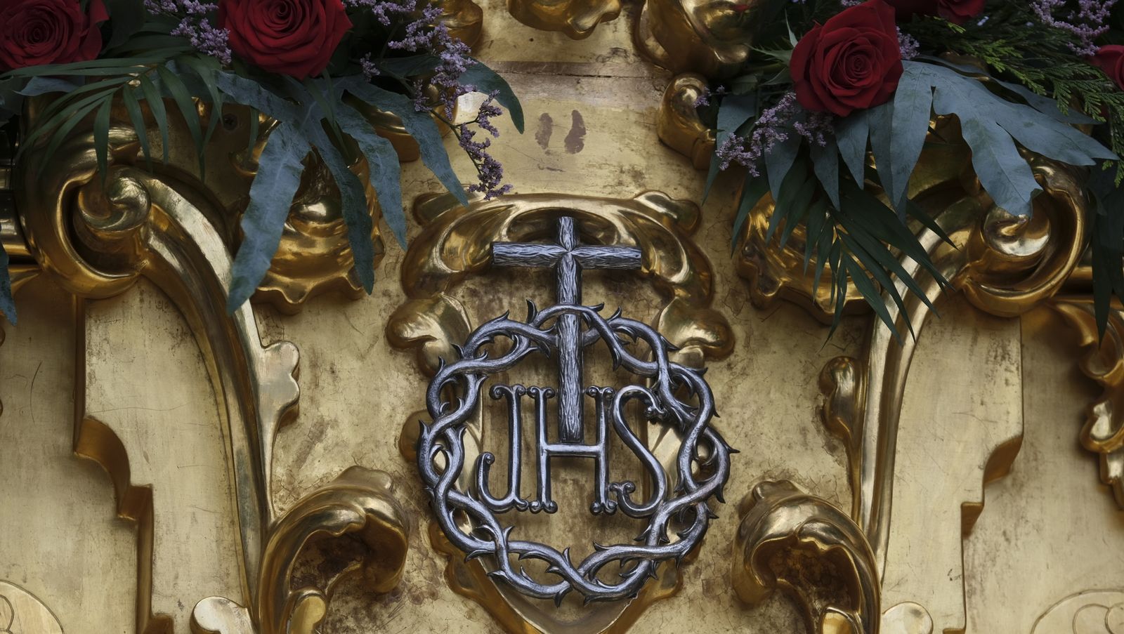 Procesión del Encuentro en Almería, en imágenes.