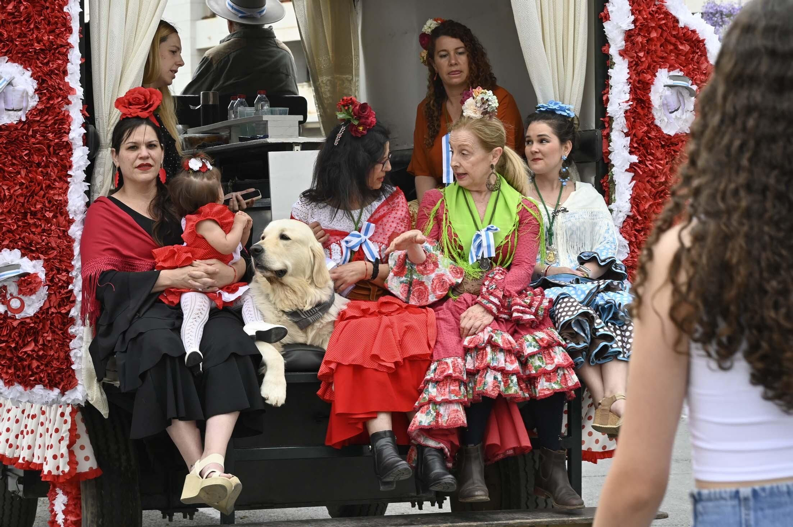 Imágenes de los carros de la Hermandad del Rocío de Huelva