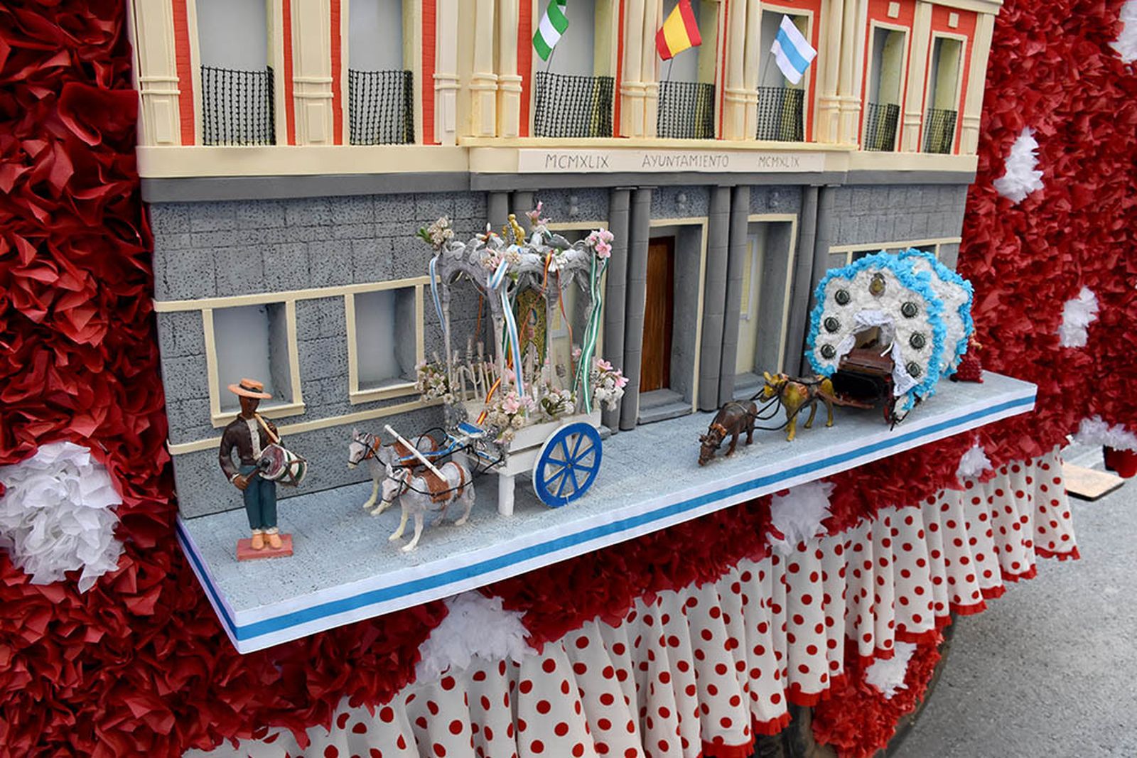 Imágenes de los carros de la Hermandad del Rocío de Huelva