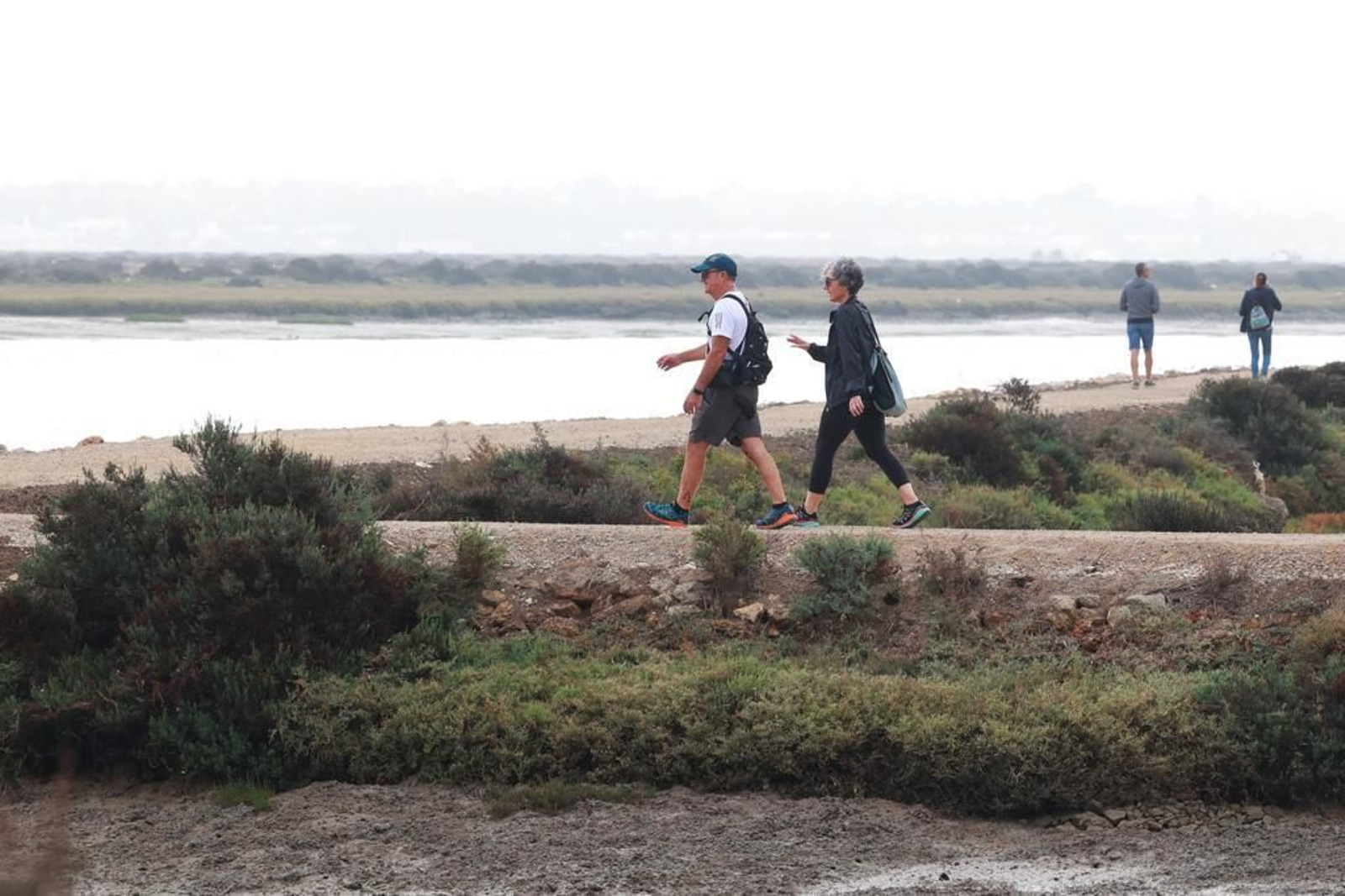 Inauguración del nuevo sendero entre San Fernando y Chiclana