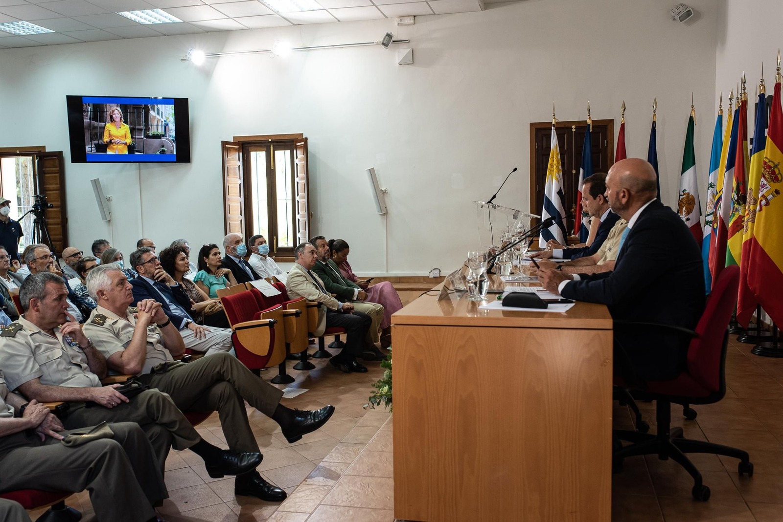 Imágenes de la jornada de inauguración de los cursos de verano de la UNIA