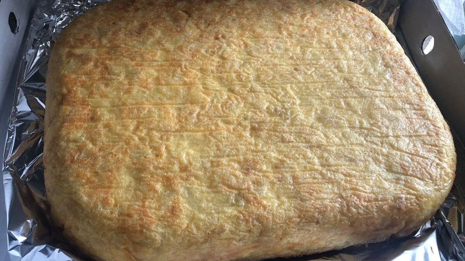 Tortilla de patatas casera