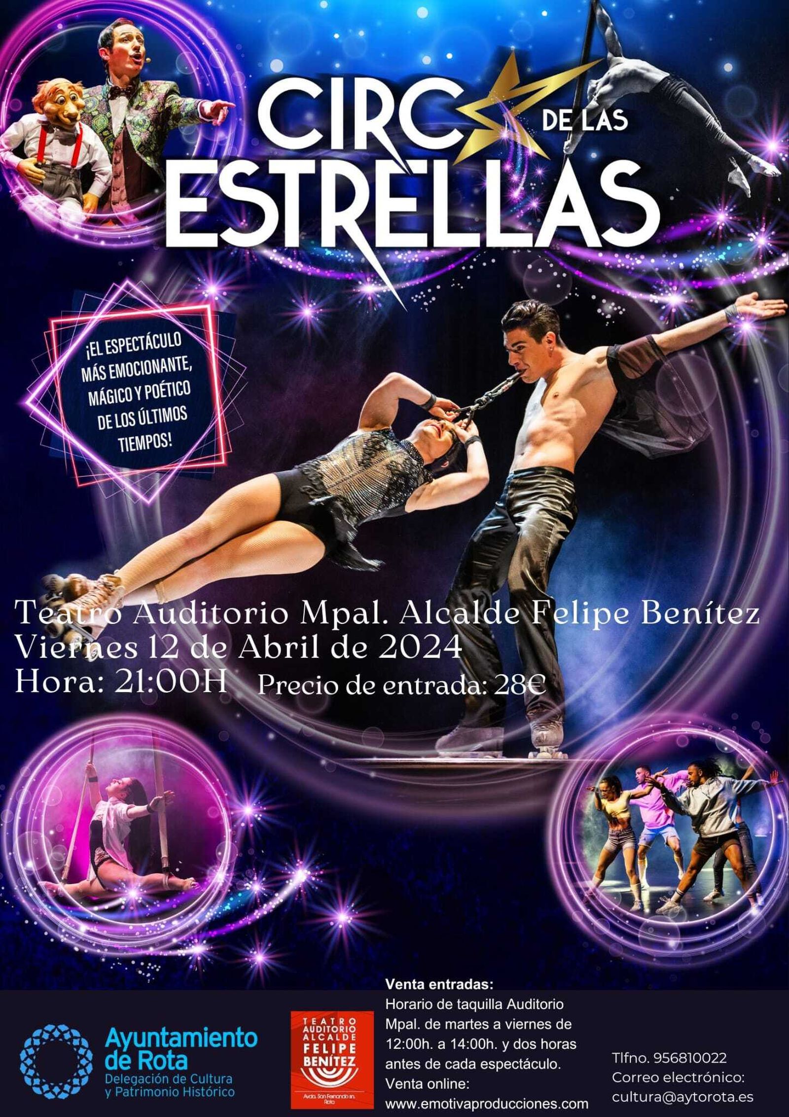 Cartel 'El Circo de las Estrellas'.