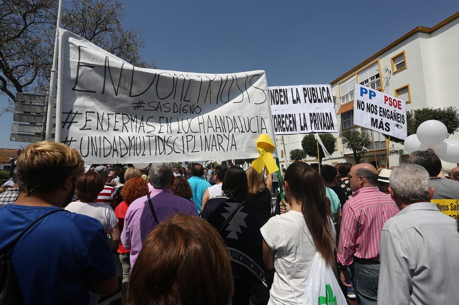 Las Imágenes de la Manifestación por una Sanidad Digna