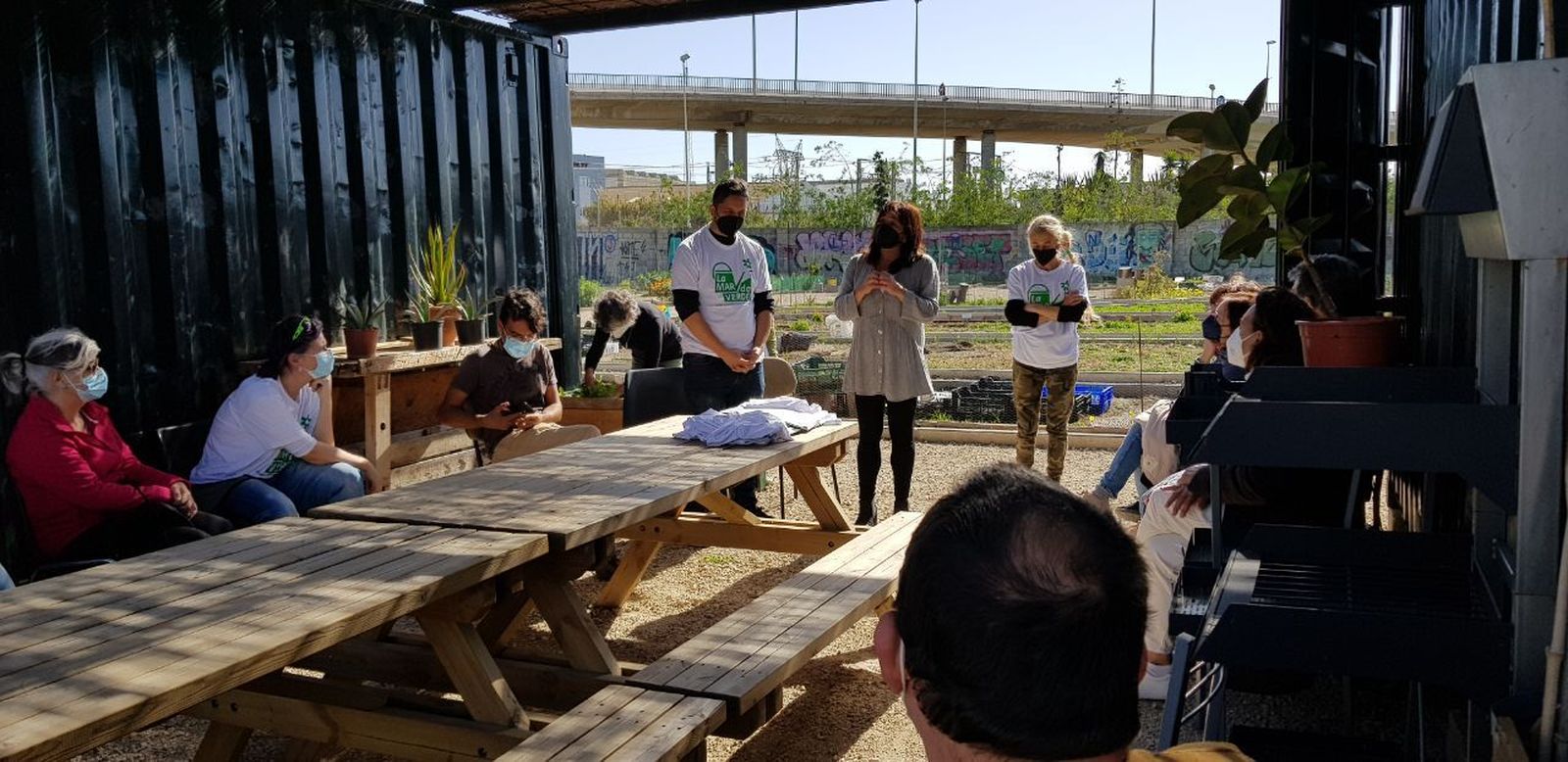 lausura del primer curso de huertos urbanos organizado por la Delegación de Mayores.