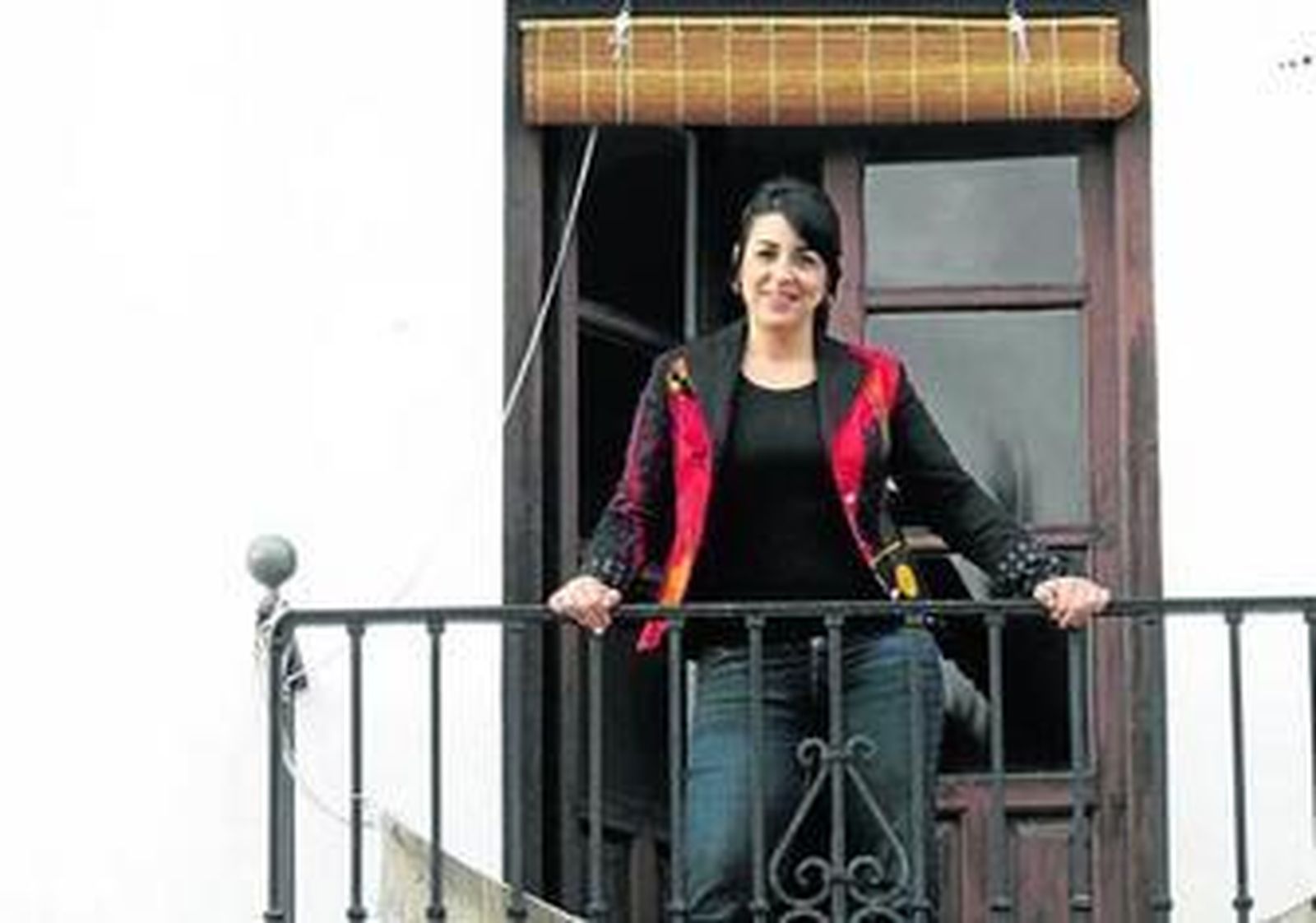 La cantante, en su casa granadina.