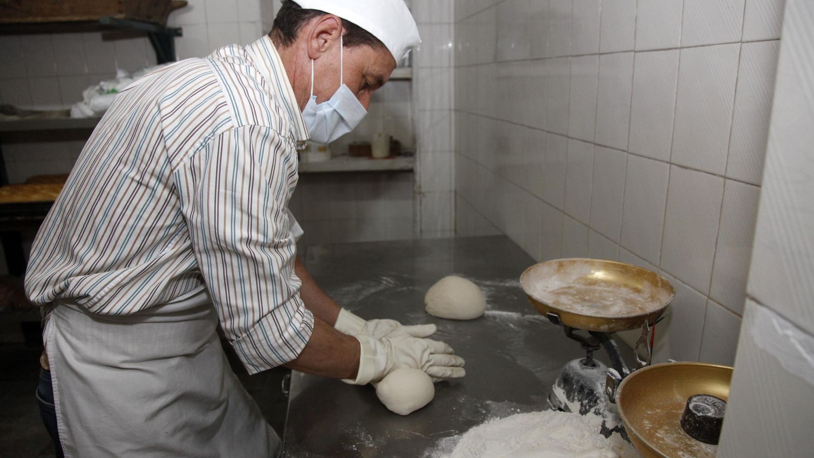 Pan en horno de leña