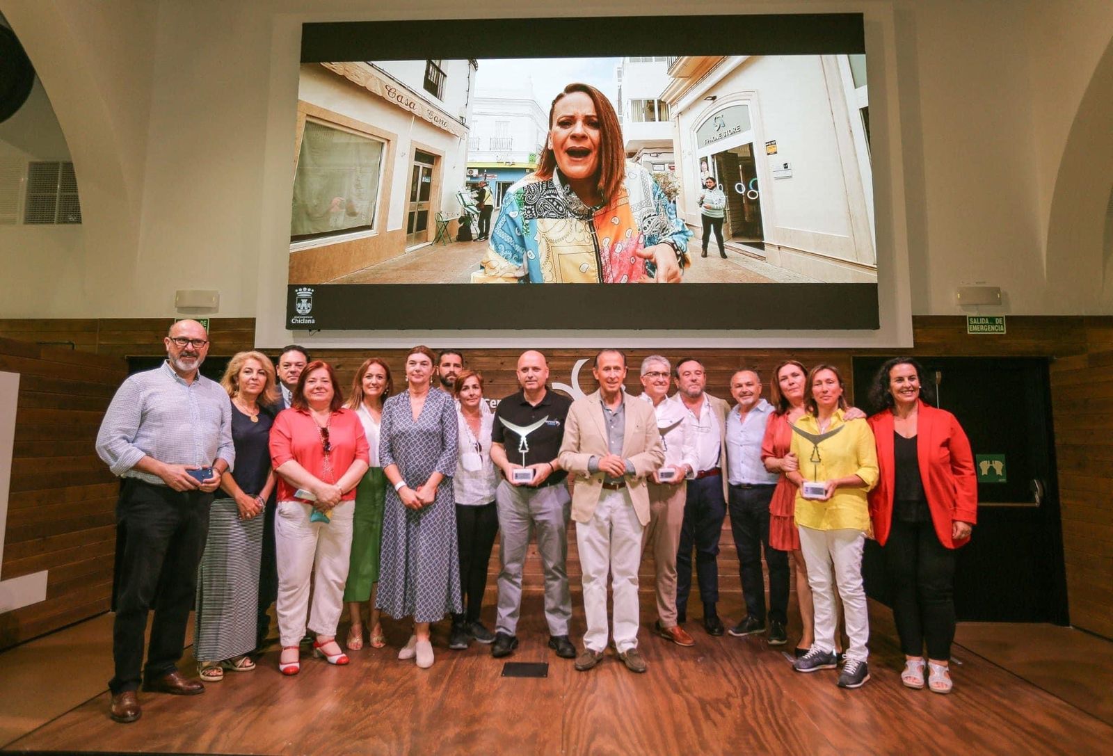 Autoridades y premiados en la edición del pasado año de Destino Chiclana.