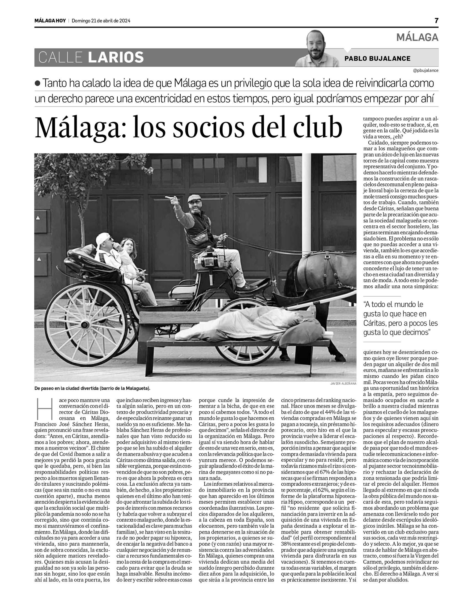 Málaga: los socios del club