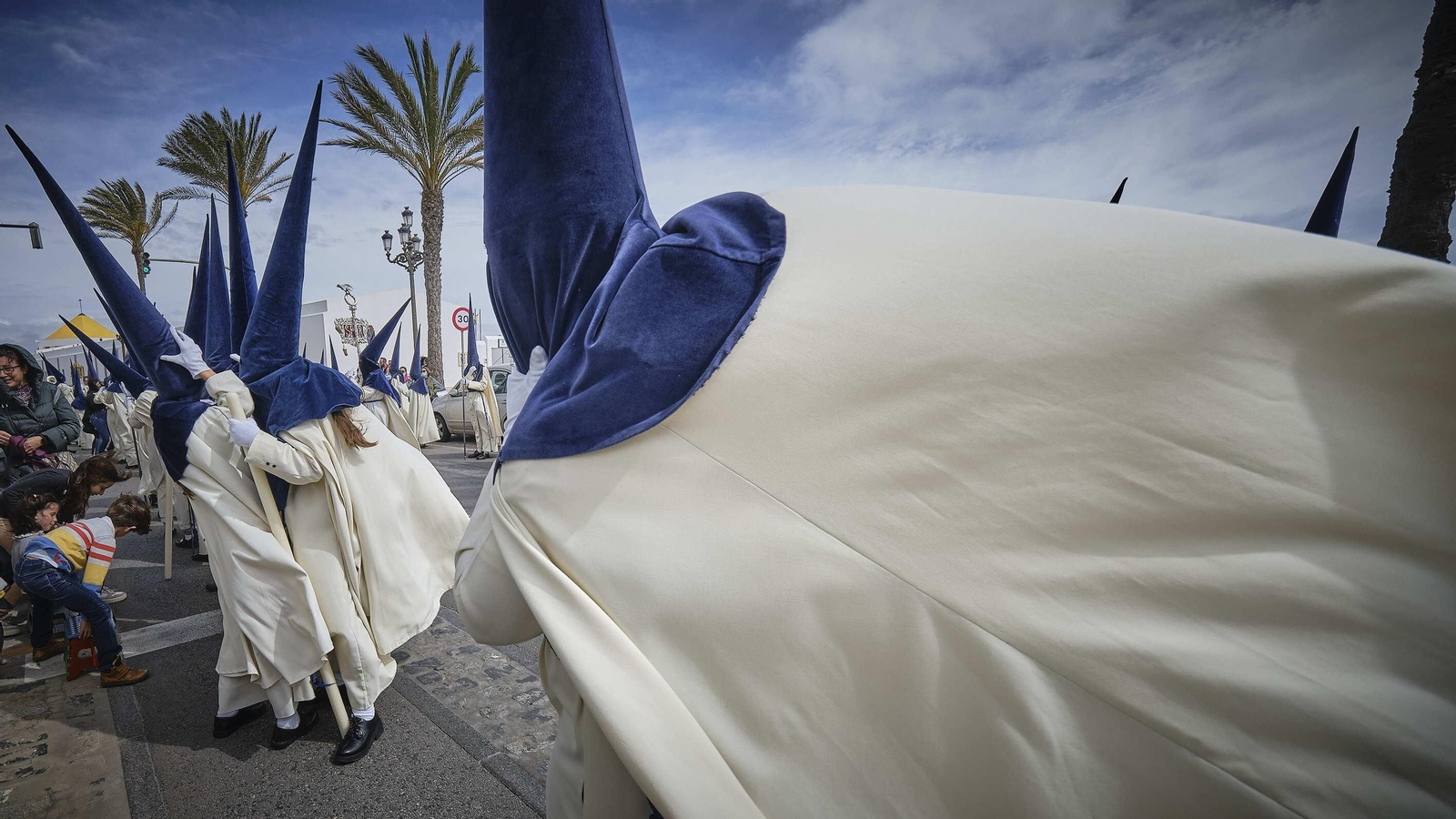 Cofradía de La Palma en la Semana Santa de Cádiz 2022