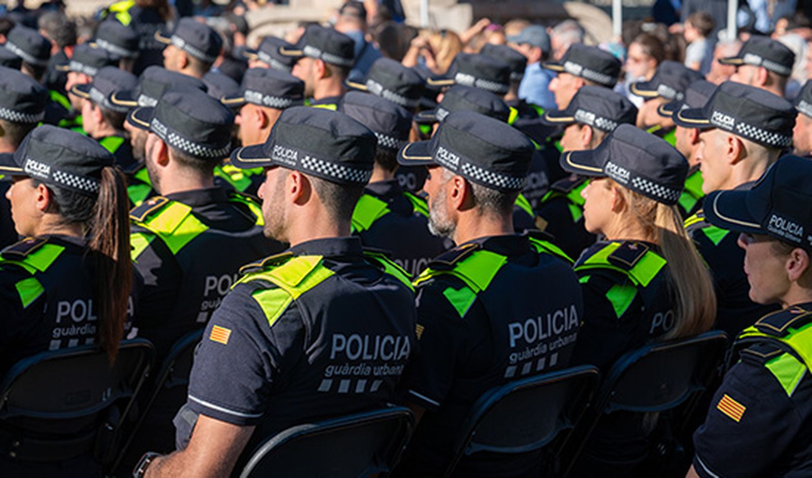 Una imagen de archivo de la Guardia Urbana de Barcelona.