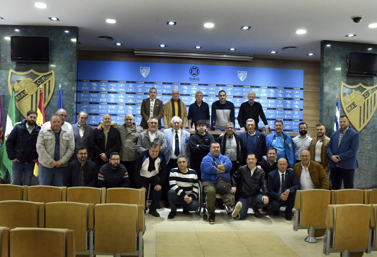 Federación de Peñas en La Rosaleda.
