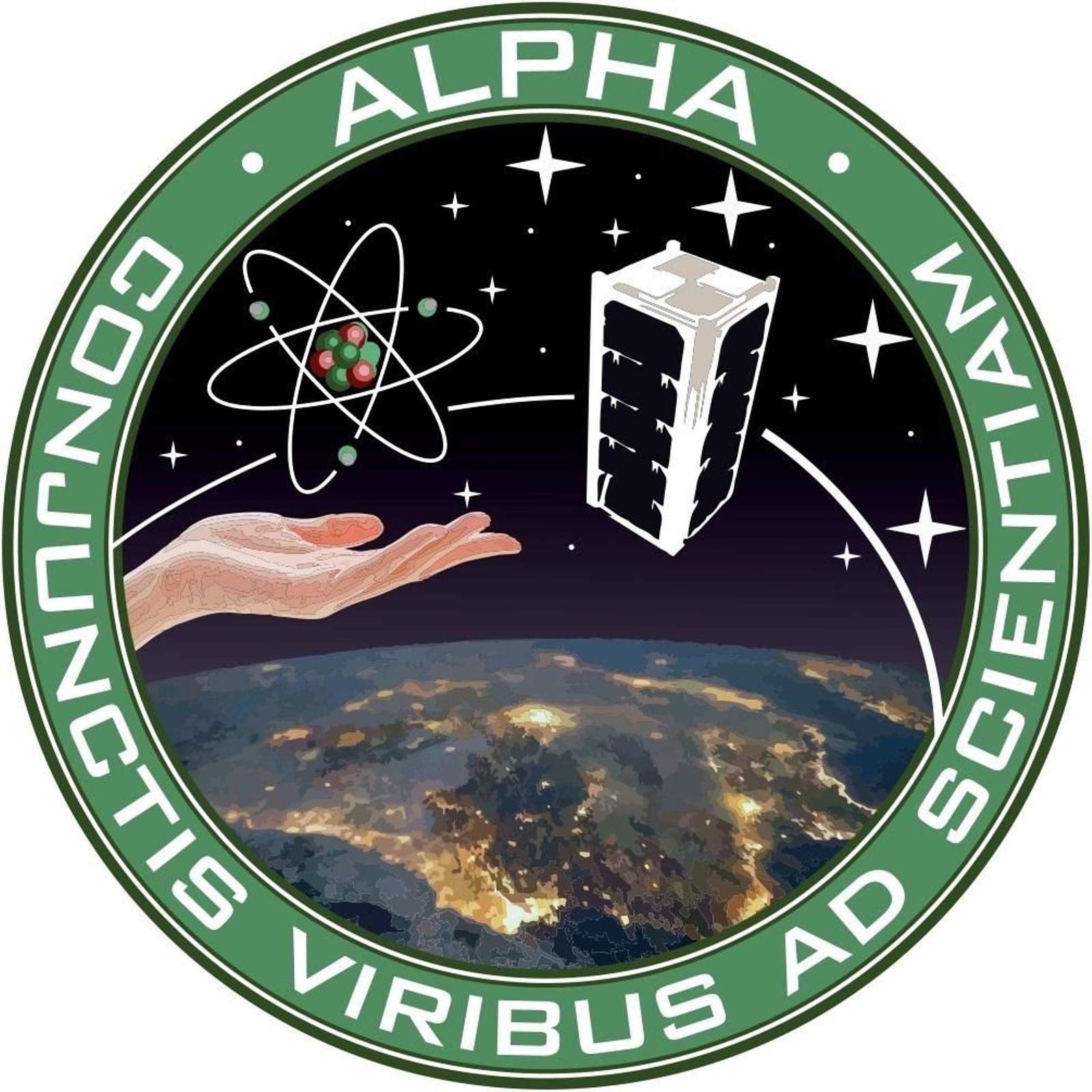 Logo de la MIsión Alpha
