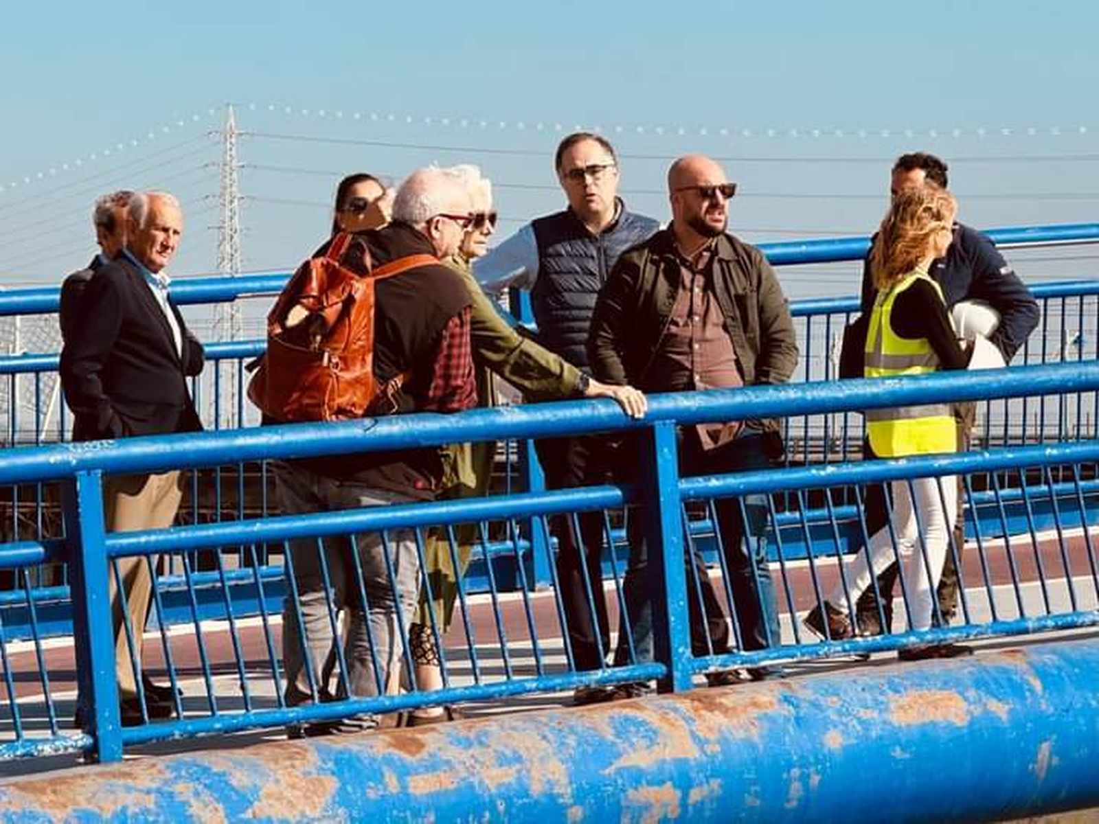 Responsables políticos y de la dirección de obras han visitado este lunes la intervención.