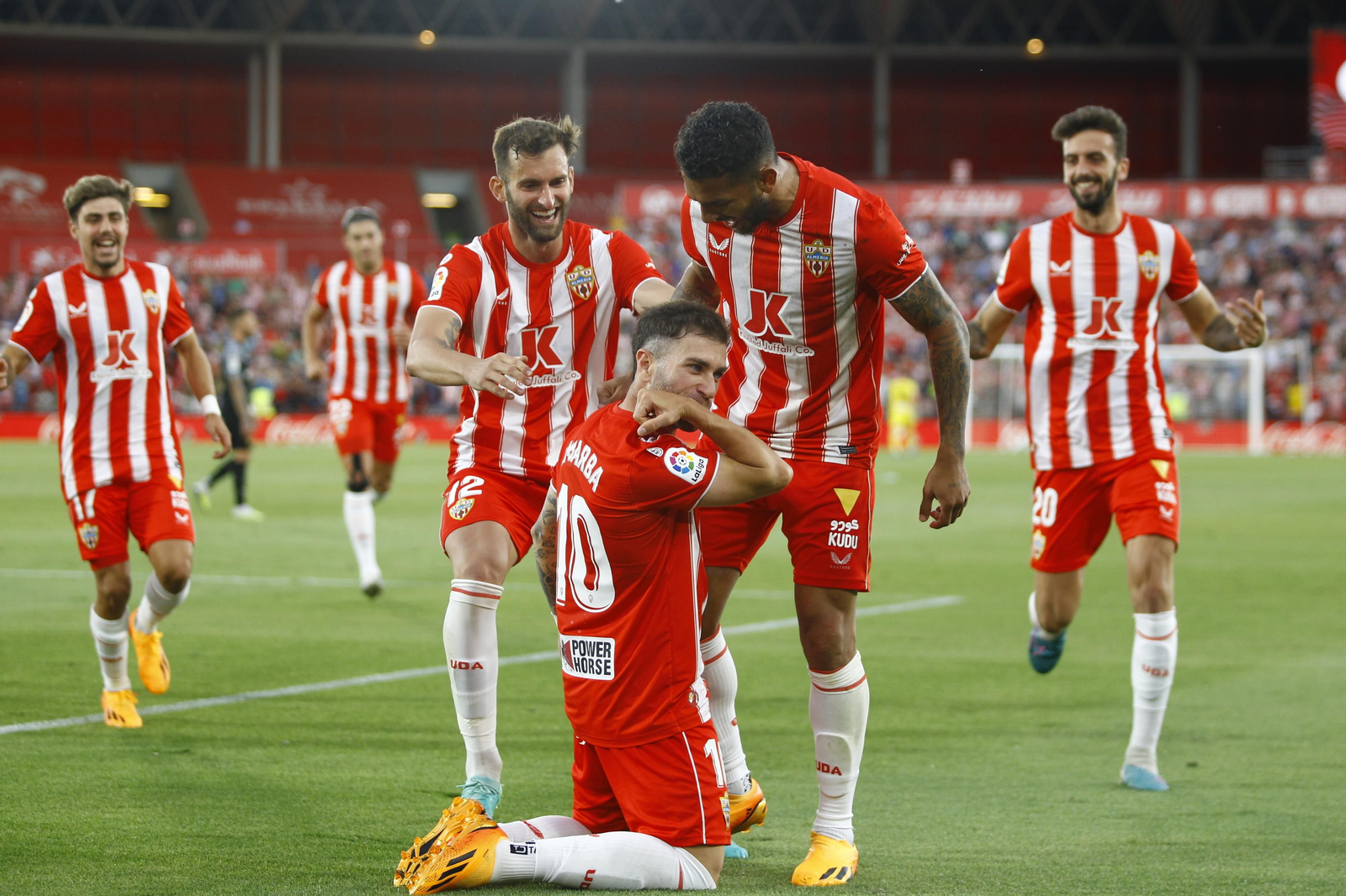 Imágenes del partido U.D. Almería-Elche C.F.