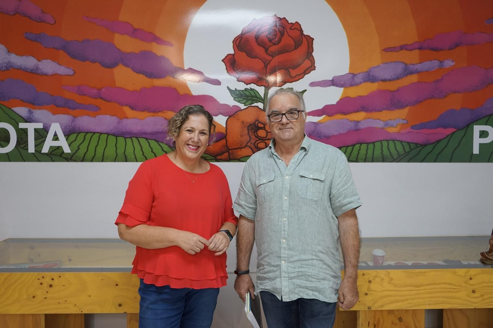 María Ángeles Jiménez y Fernando Calahorro.