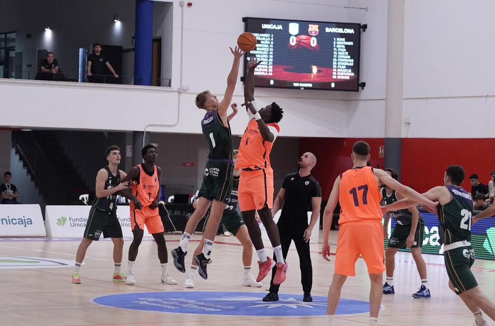 Liga U 22: El Unicaja plantó cara al Barça de Dabone hasta el final (70-87)