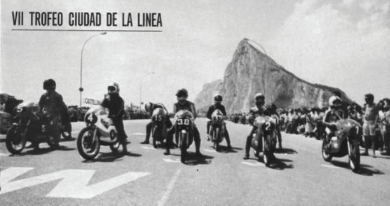 Participantes en la séptima edición del Trofeo de Motociclismo Ciudad de La Línea.