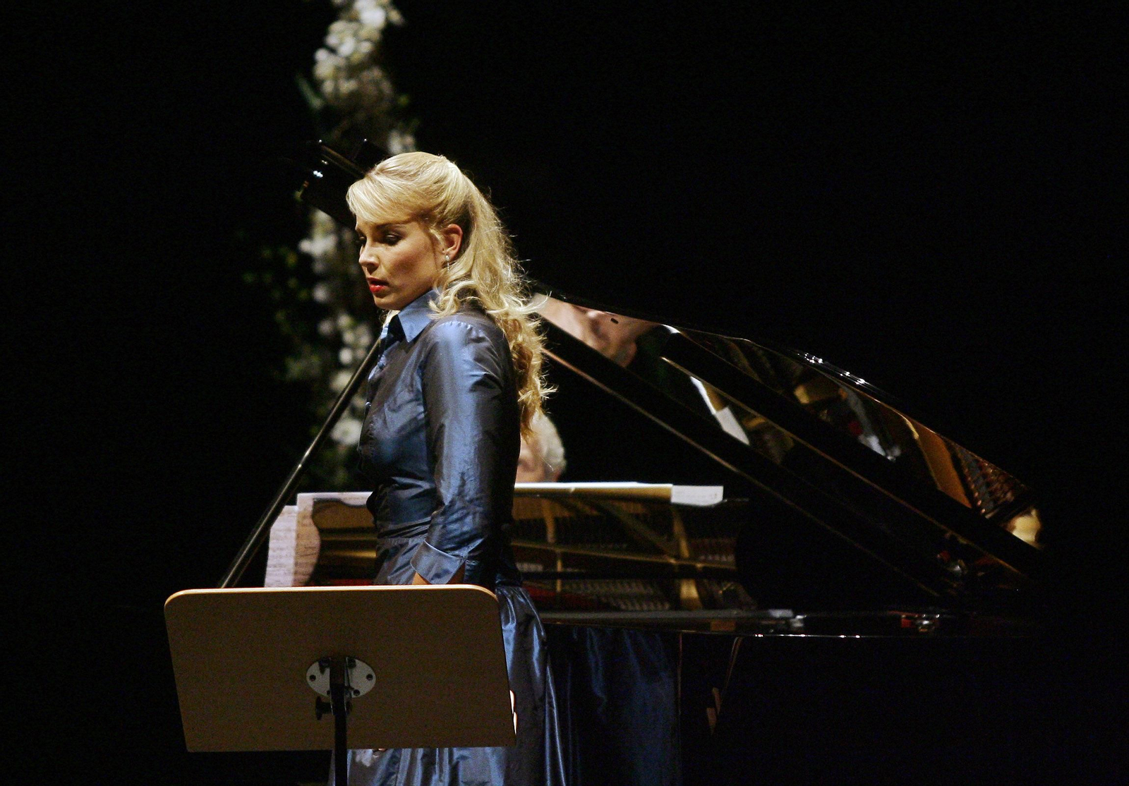 Elina Garanca, en su recital de 2009 en el Maestranza.