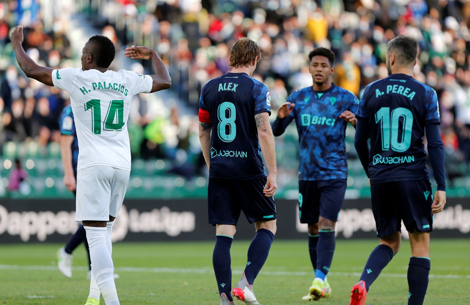 Las imágenes del Elche - Cádiz