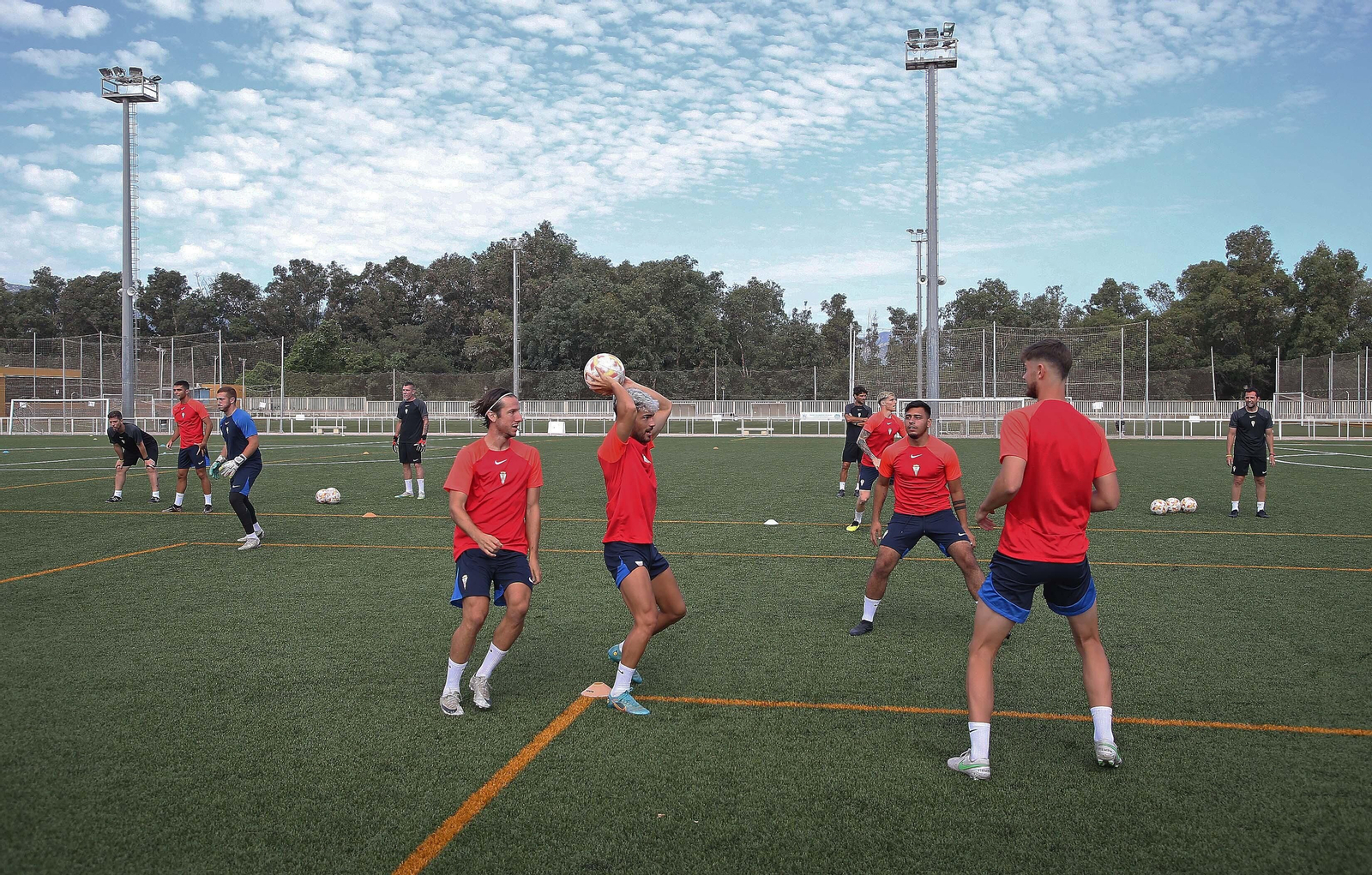 Fotos del entrenamiento del Algeciras CF en La Menacha