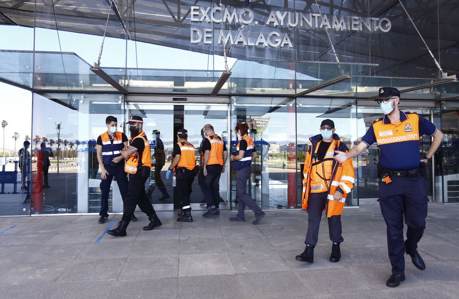 La vacunación del Palacio de Ferias de Málaga, en fotos