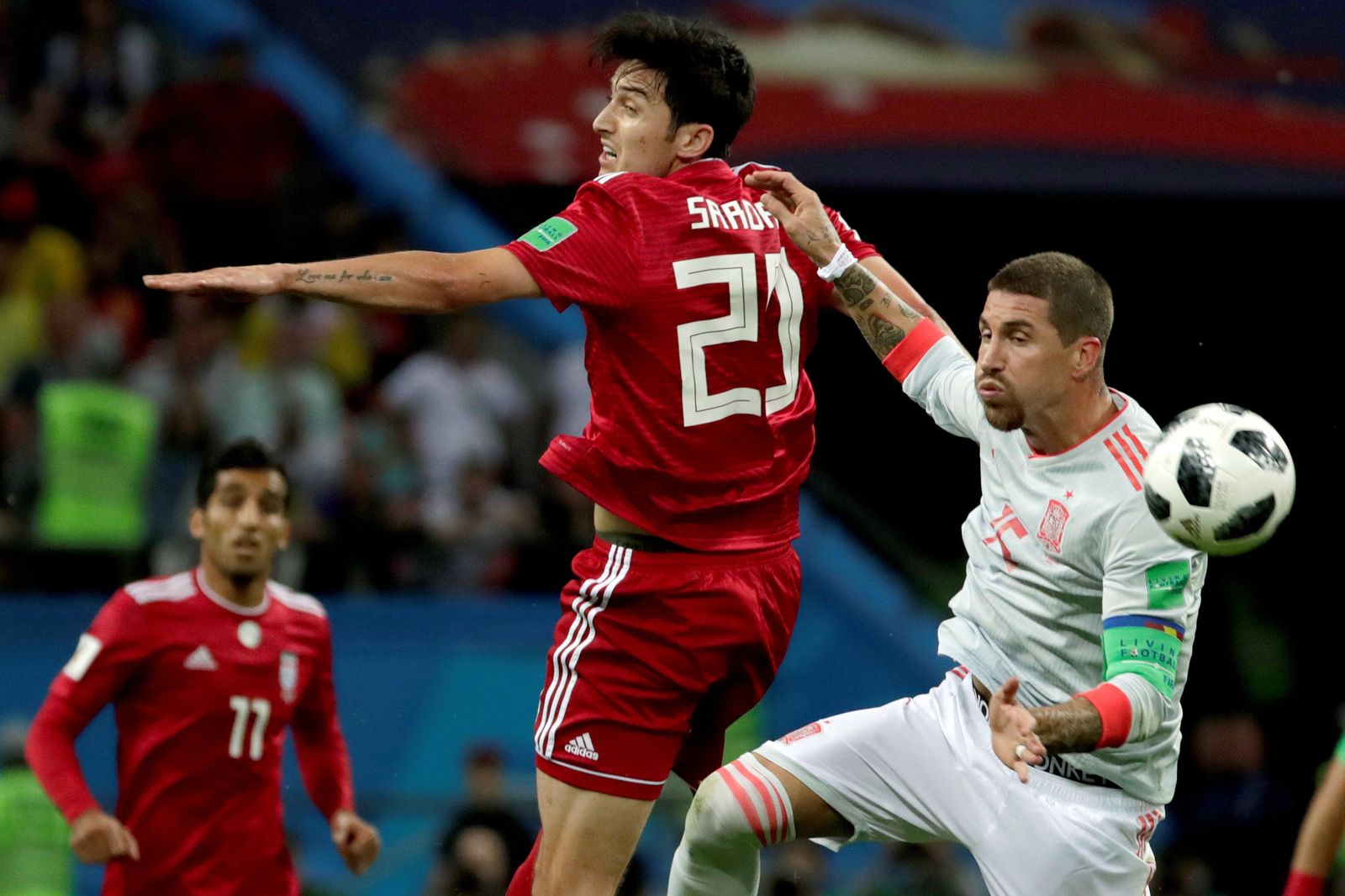 Las imágenes del Irán-España