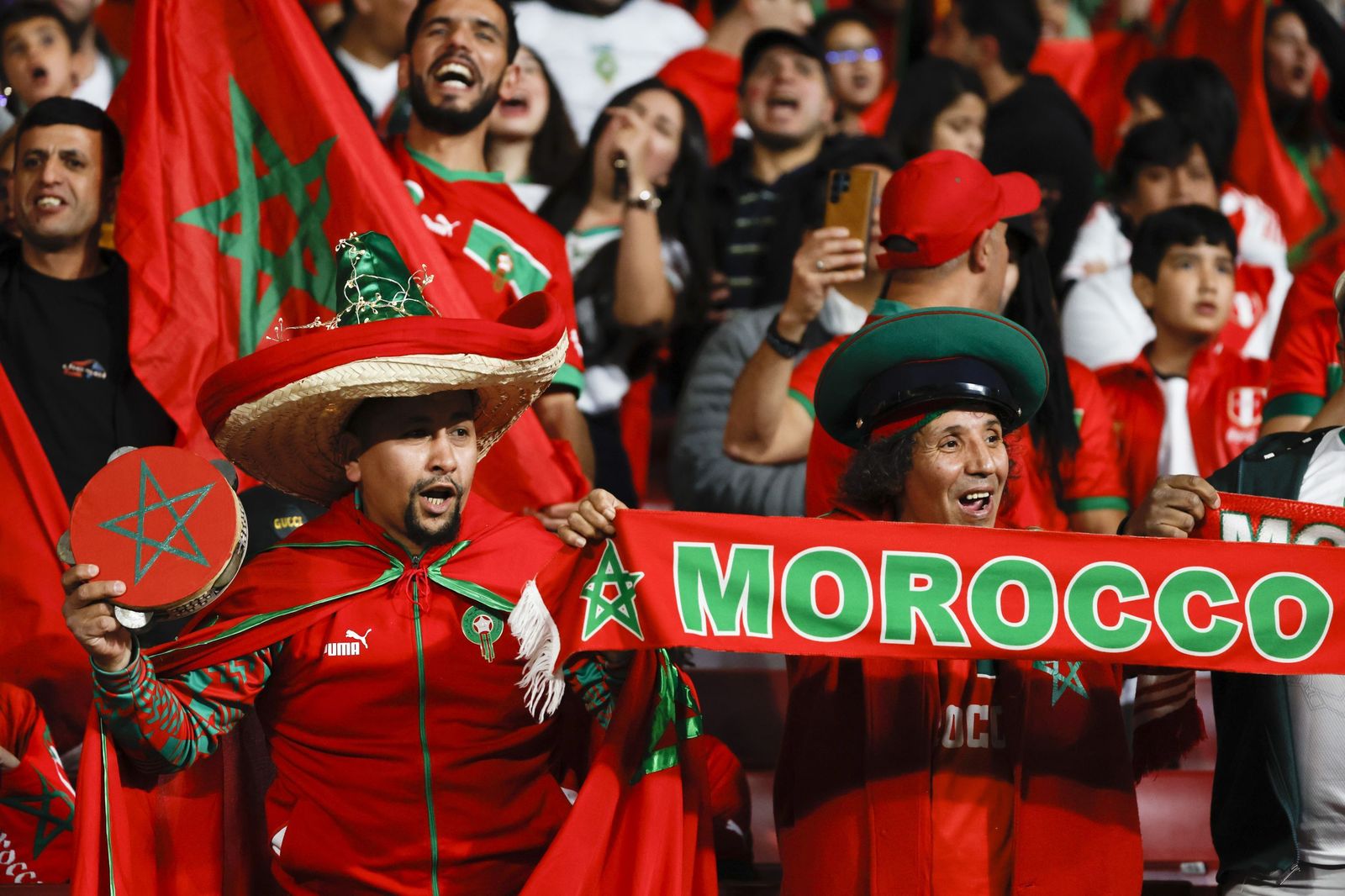 Las fotos del Marruecos - Perú en Madrid