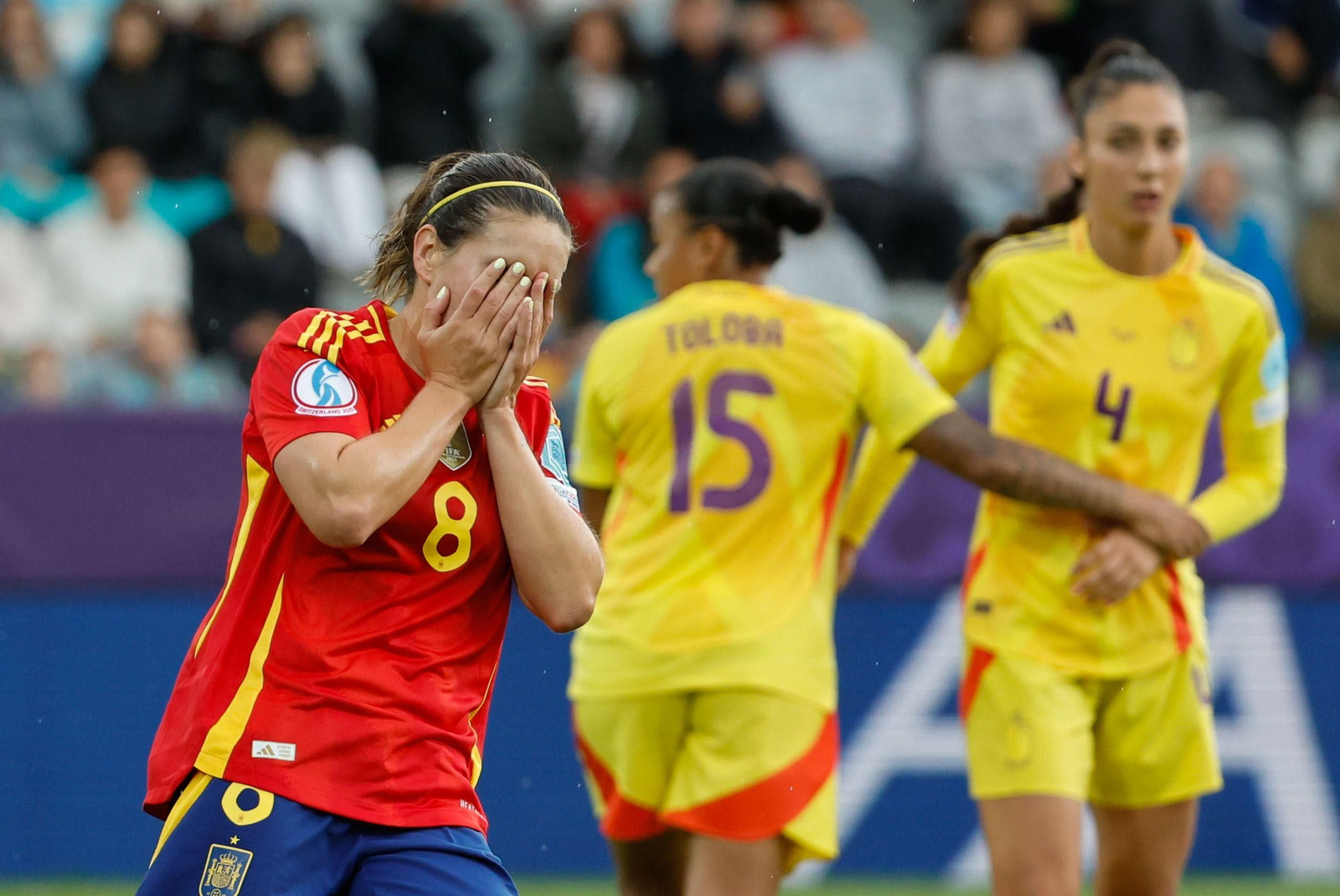 Las fotos de la goleada de España sobre Bélgica en la Eurocopa femenina