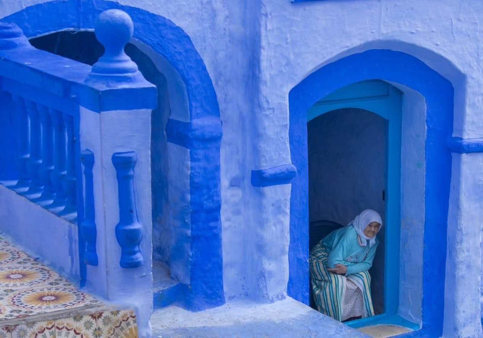Cuadro de la exposición 'Perla Azul'