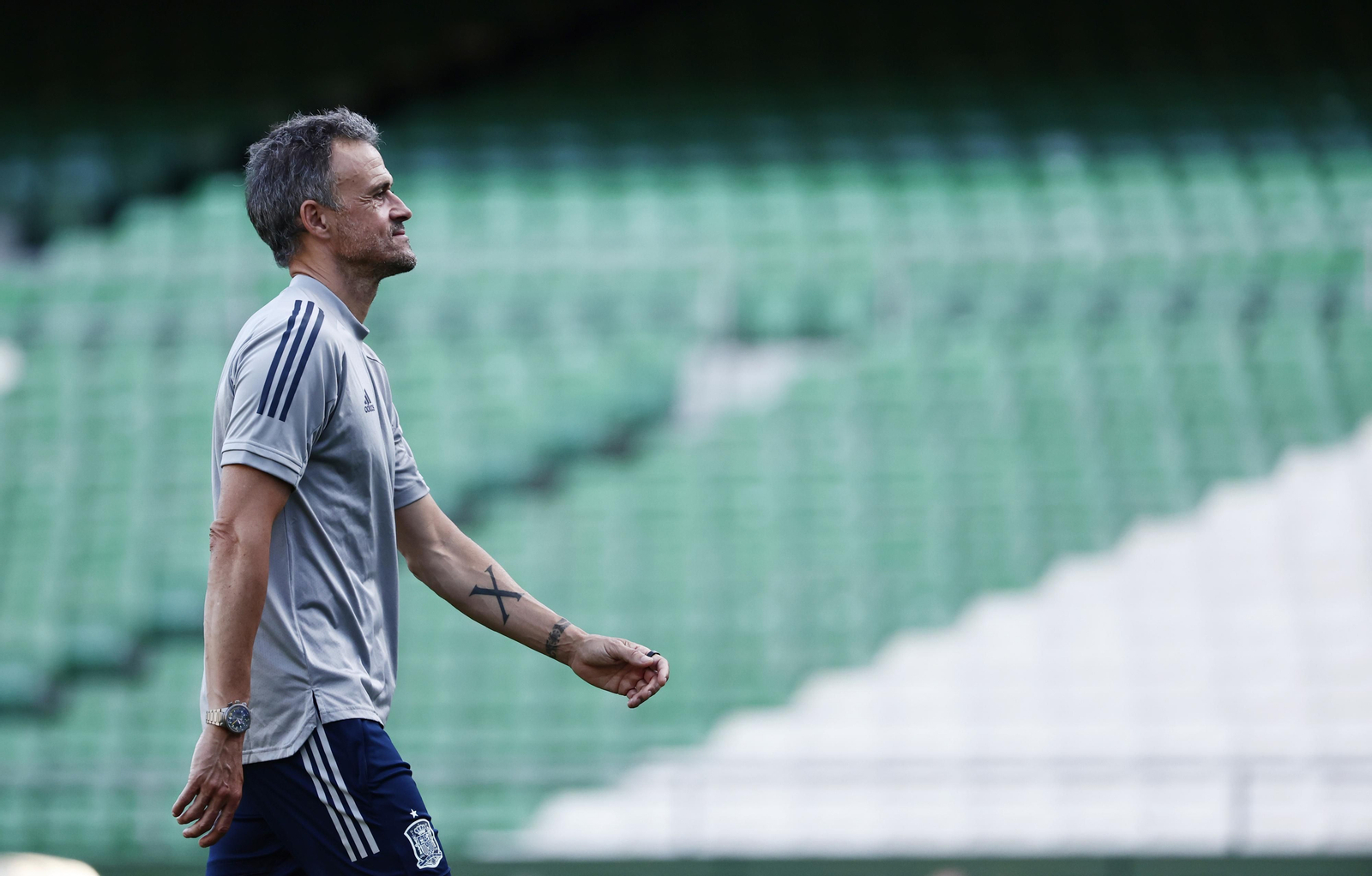 Las imágenes de la selección española en Sevilla