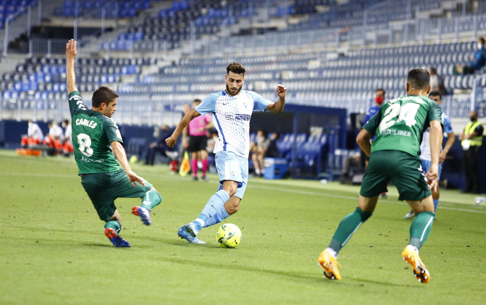 El Málaga CF-Castellón, en fotos
