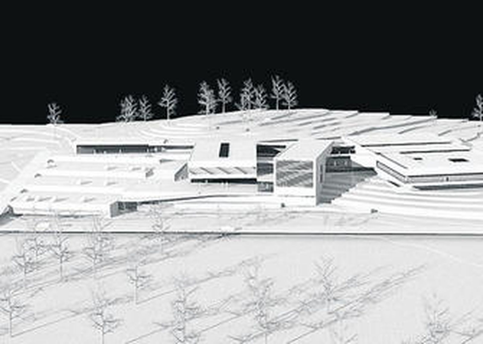 Aspecto que tendrá el futuro Centro Hospitalario de Alta Resolución y Especialidades (CHARE) de la Janda.