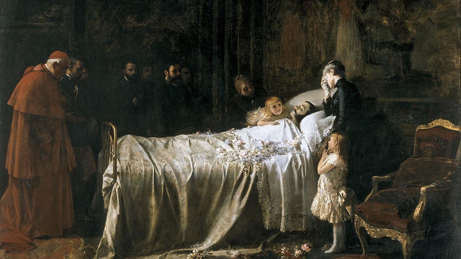 La muerte de Alfonso XII.